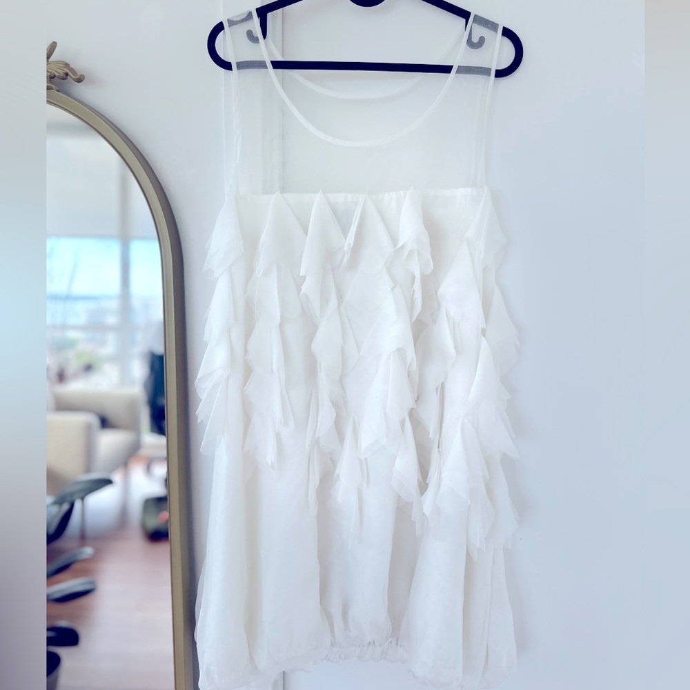 Bebe White summer dress